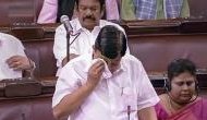 AIADMK MP V Maitreyan breaks down during farewell speech in Rajya Sabha