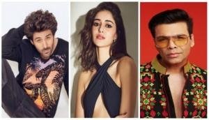 Koffee With Karan: Ananya Panday connects Kartik Aaryan, Karan Johar over call