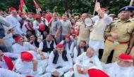 Samajwadi Party takes out march against UP govt, security tight in Lucknow