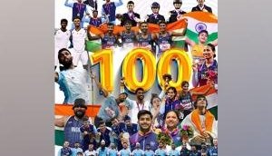 PM Modi hails India's Asian Games contingent as medal tally hits 100