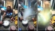 Dangerous Stunt: Men open the pressure cooker without releasing pressure