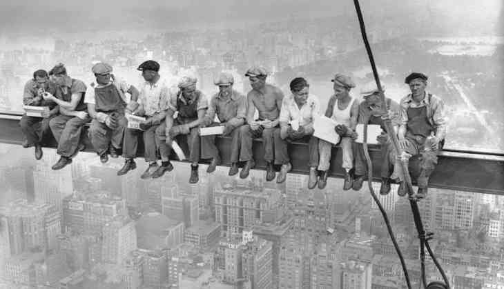 Lunch atop a Skyscraper in 1932